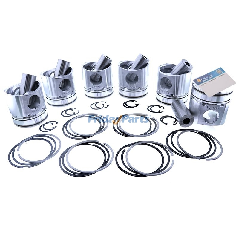 Kit piston 8094840 pour moteur FPT/Iveco F3BE0684 F3BE9684A F3CE0684 F3CE9684, moissonneuse-batteuse CASE 7010 8010 9120