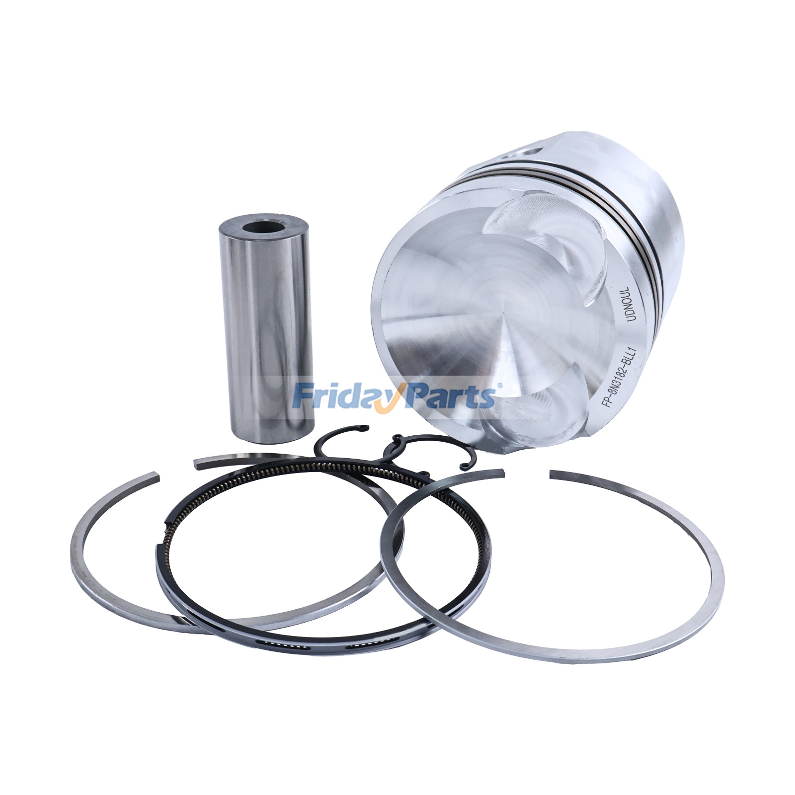 Kit de Pistões 8N-3181 para Motor Caterpillar CAT 3304 3306 D330C D333C, Pá Carregadeira 920 930 941 950 930R 930T 941B 951B 951C 955K, Bulldzer D4D D4E D5 D5B FridayParts