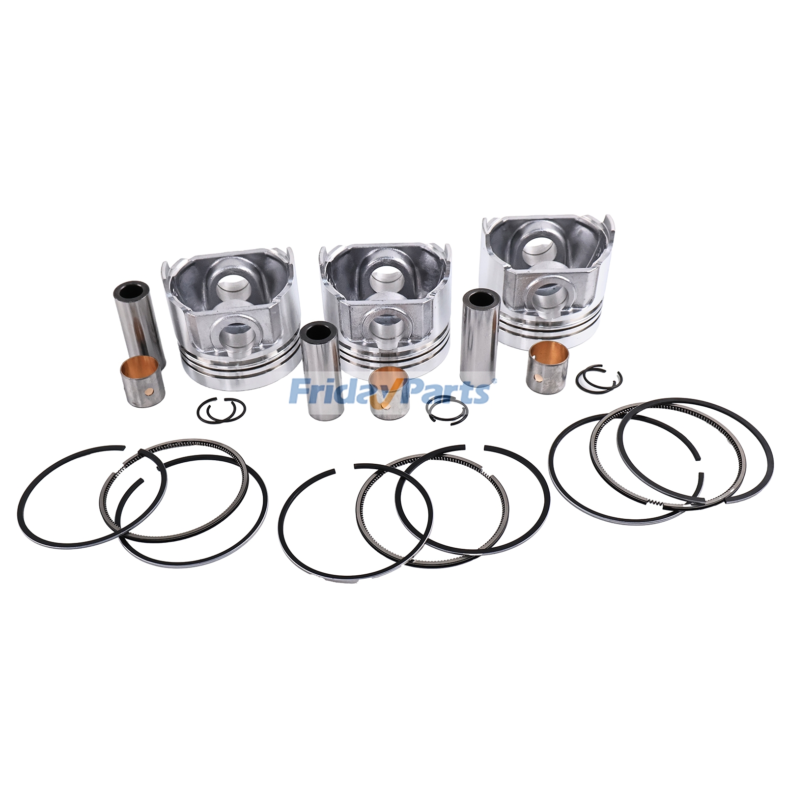 Kit de Pistões para Motor Caterpillar CAT C1.1 FridayParts