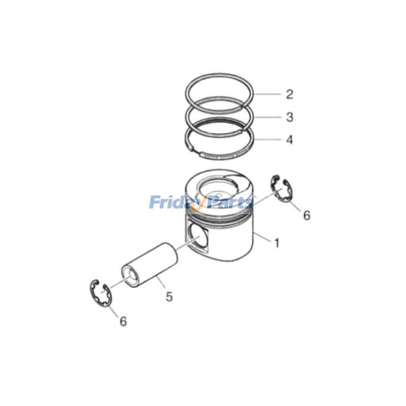 Kit de pistonspour Moteur