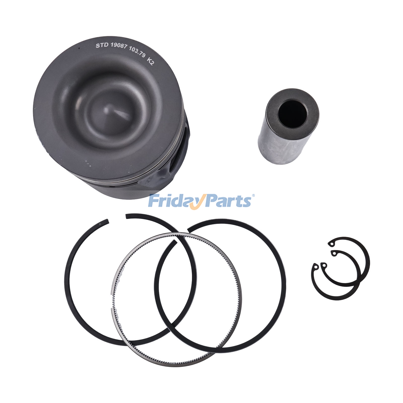 Kit de pistón MX913791 para motor Mitsubishi 4D37 para Motor  FridayParts