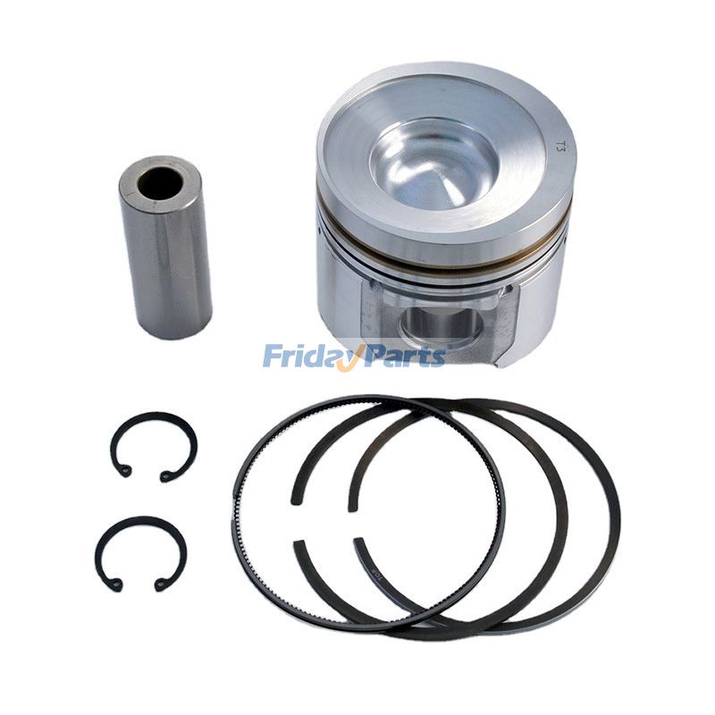 Kit piston R517128 DZ107053 pour moteur John Deere 6135, tracteurs 9330, 9410R, 9420RX, 9430, 9460R, 9470RX, 9510R, 9520RX, 9530 et chargeurs 824K et 844K.