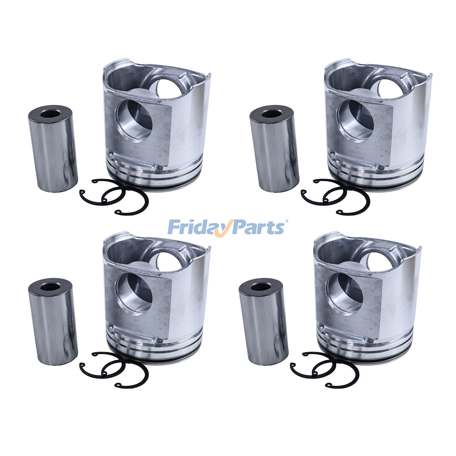 Kolbensatz RE527039 für John Deere Motoren 4045T, 4045H, 4045HL, 6068H und 6068T