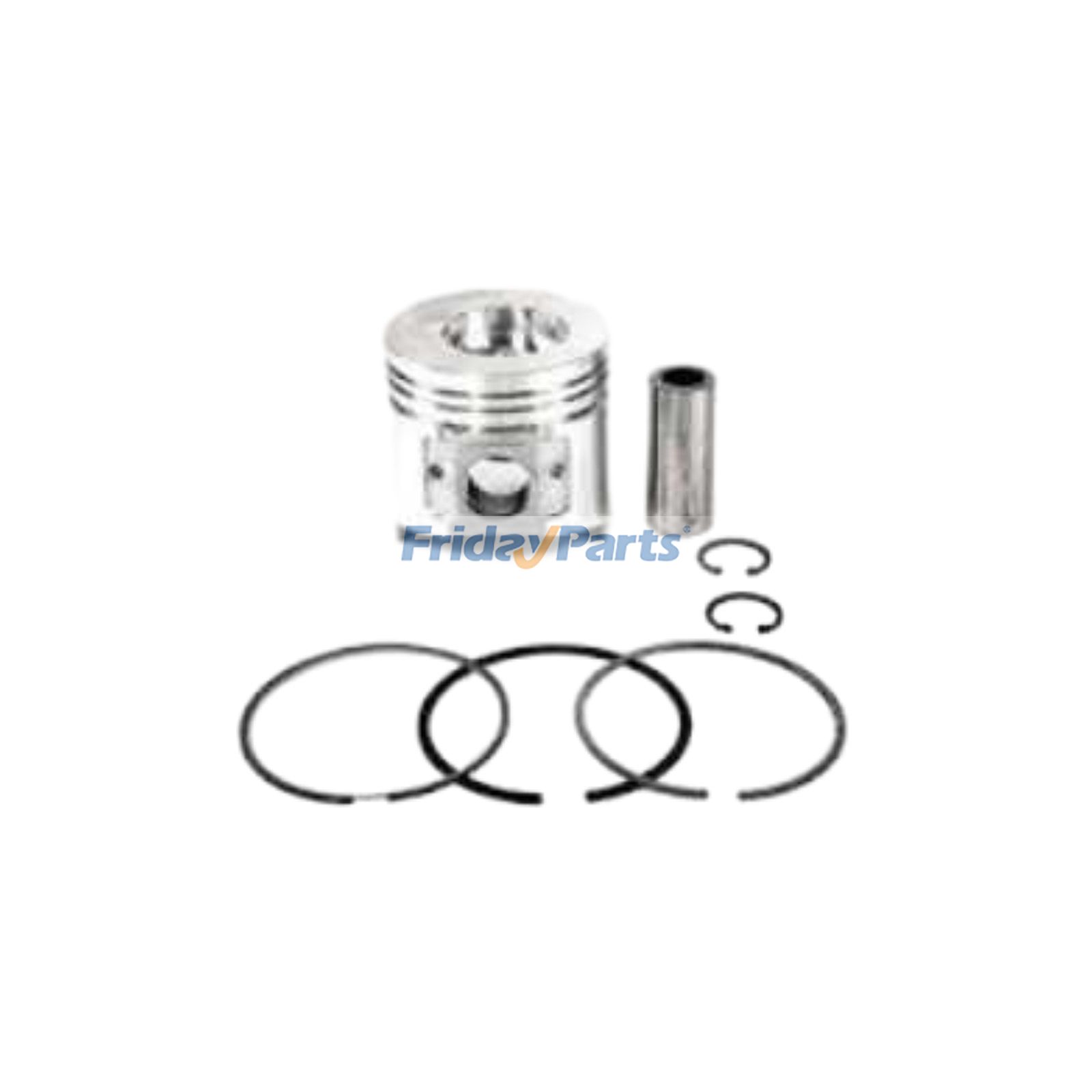 Kit piston avec segments 4989199 4945017 pour moteur Cummins B3.3