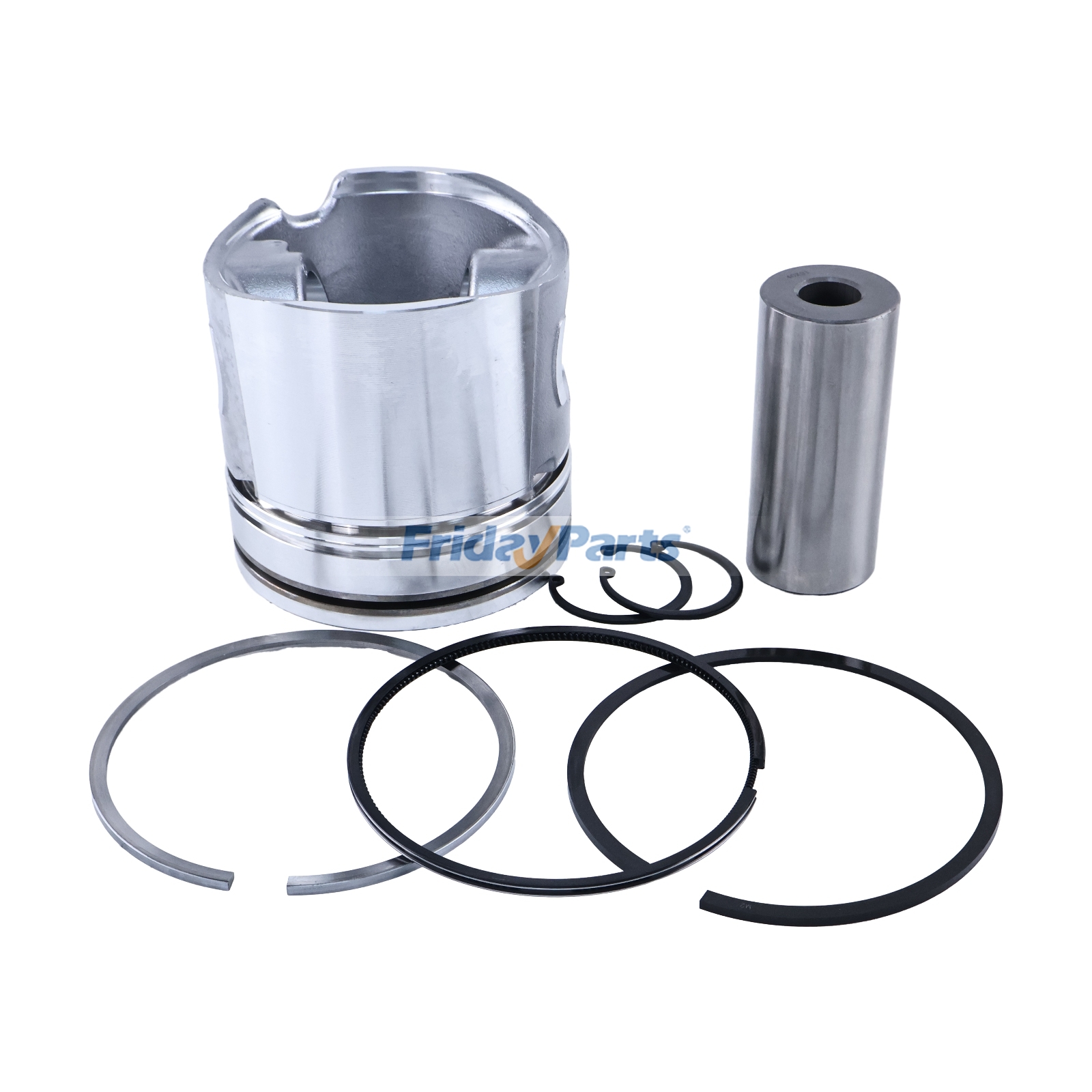 Kit de pistón con anillo 5295571 4955251 para motor Cummins ISB ISBE QSB QSB4.5 Cargador Hyundai HL730-7A HL730-9 HL740-7A HL740-9 HL757-9 de FridayParts