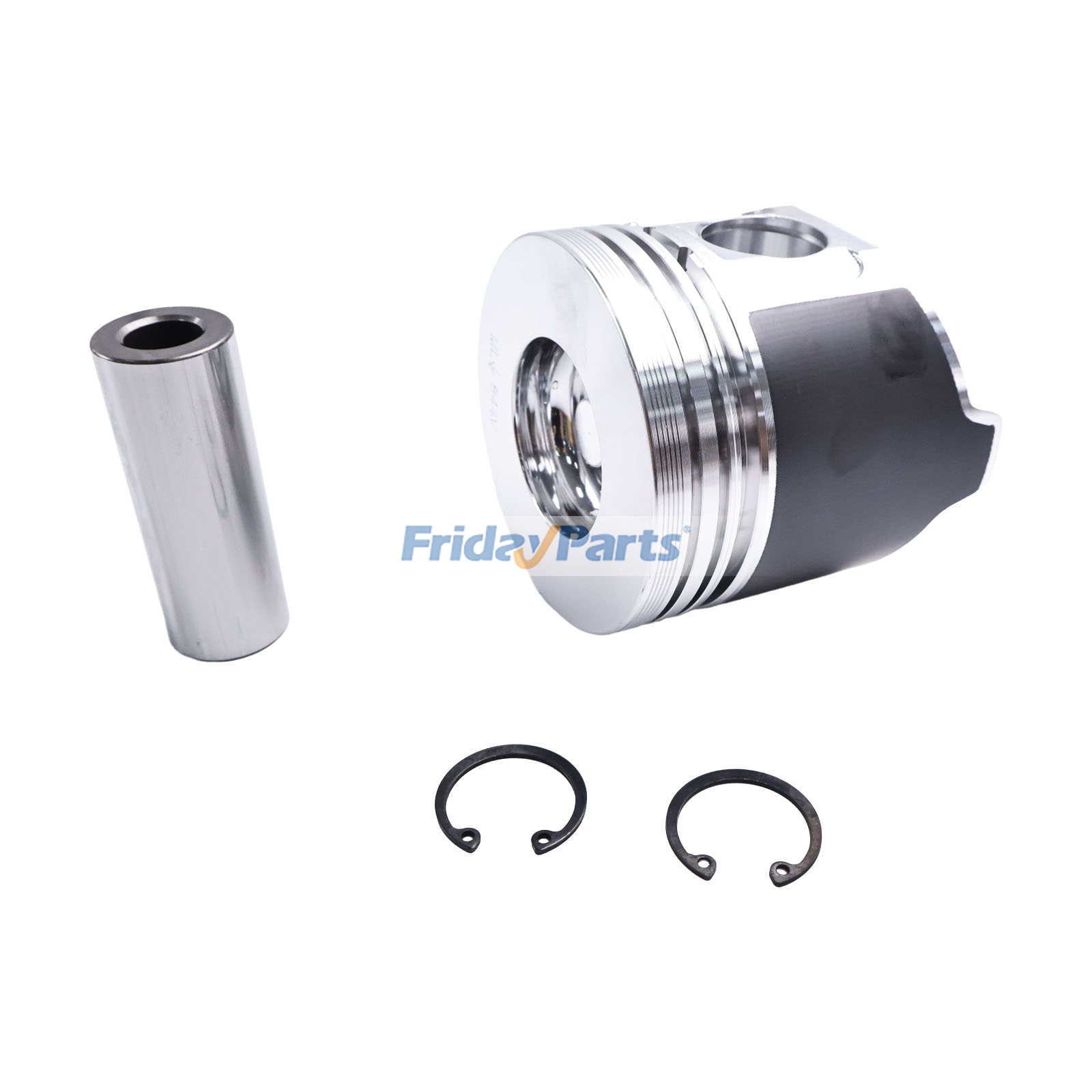 Piston Kit YM129508-22080 for Komatsu Engine 4D84E S4D84E Excavator PC50MR-2 Loader SK815-5 SK815-5E0 SK815-5N SK816-6 SK820-5 SK820-5N SK820-6