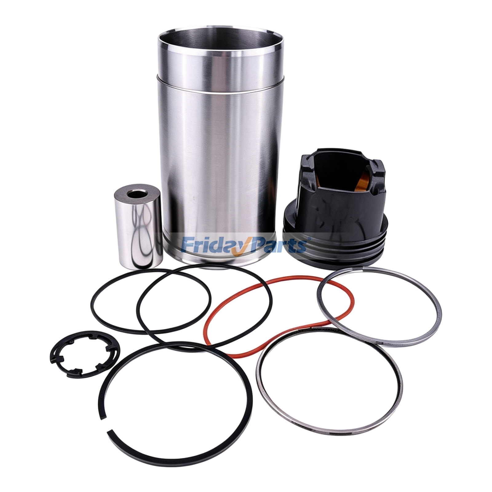 Kit de revestimiento de pistón DZ10211 para motores John Deere 6090 4045 6068 6081 Tractor 8430 8530 8330 Cosechadora W660 T670 S770 S760 S670 Para JOHN DEERE