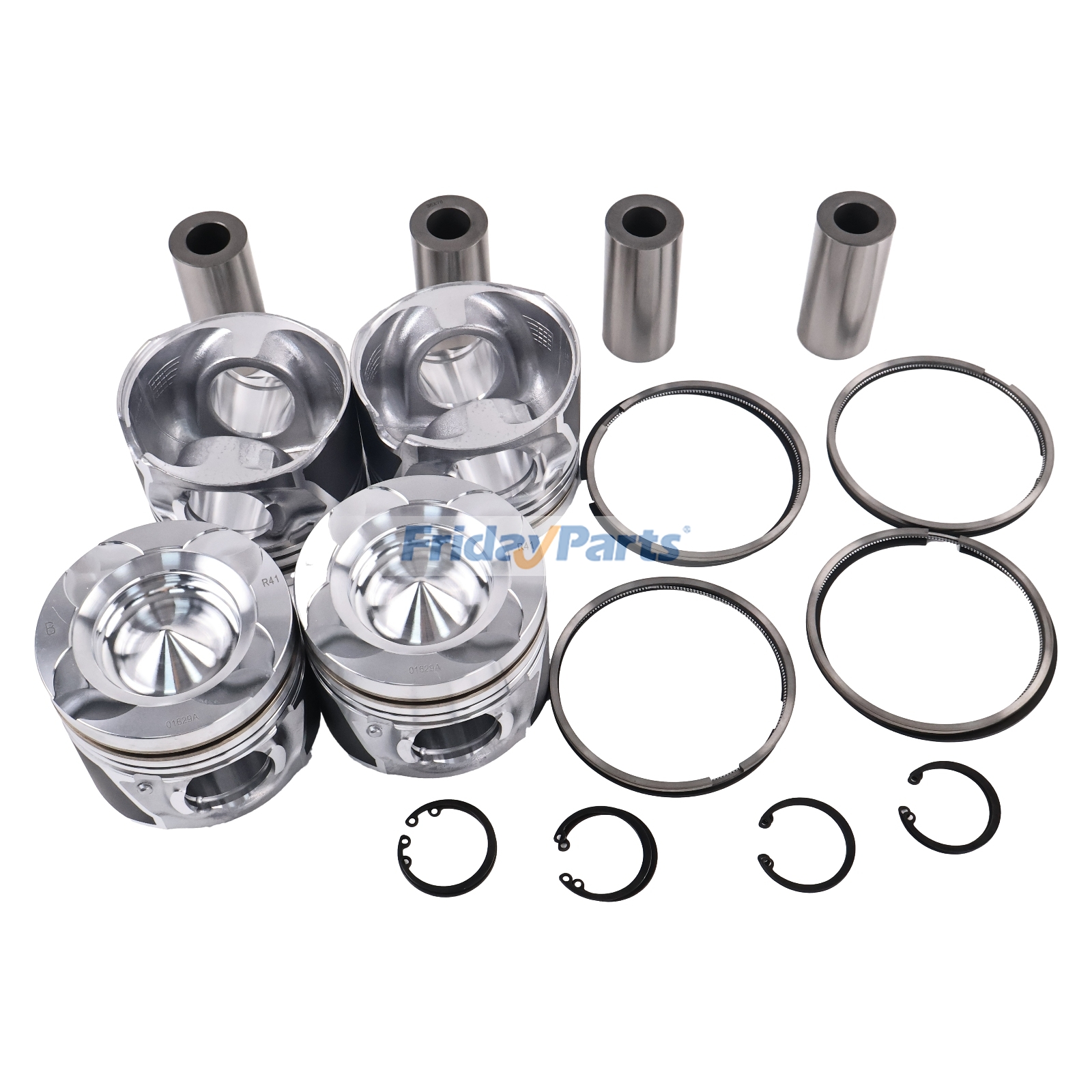 Piston & Piston Ring Set for Doosan Engine D34 D34P SCR D34NAP7