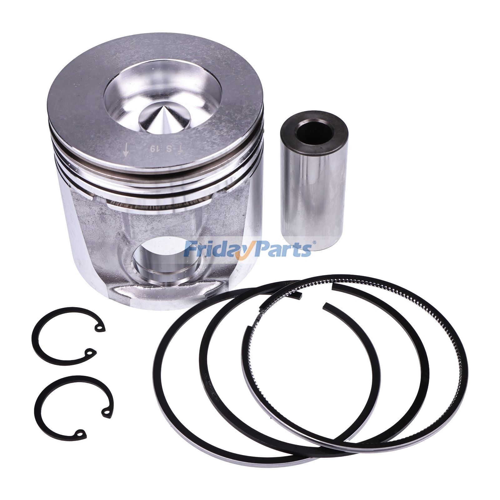 FridayParts Piston & Piston Ring Set