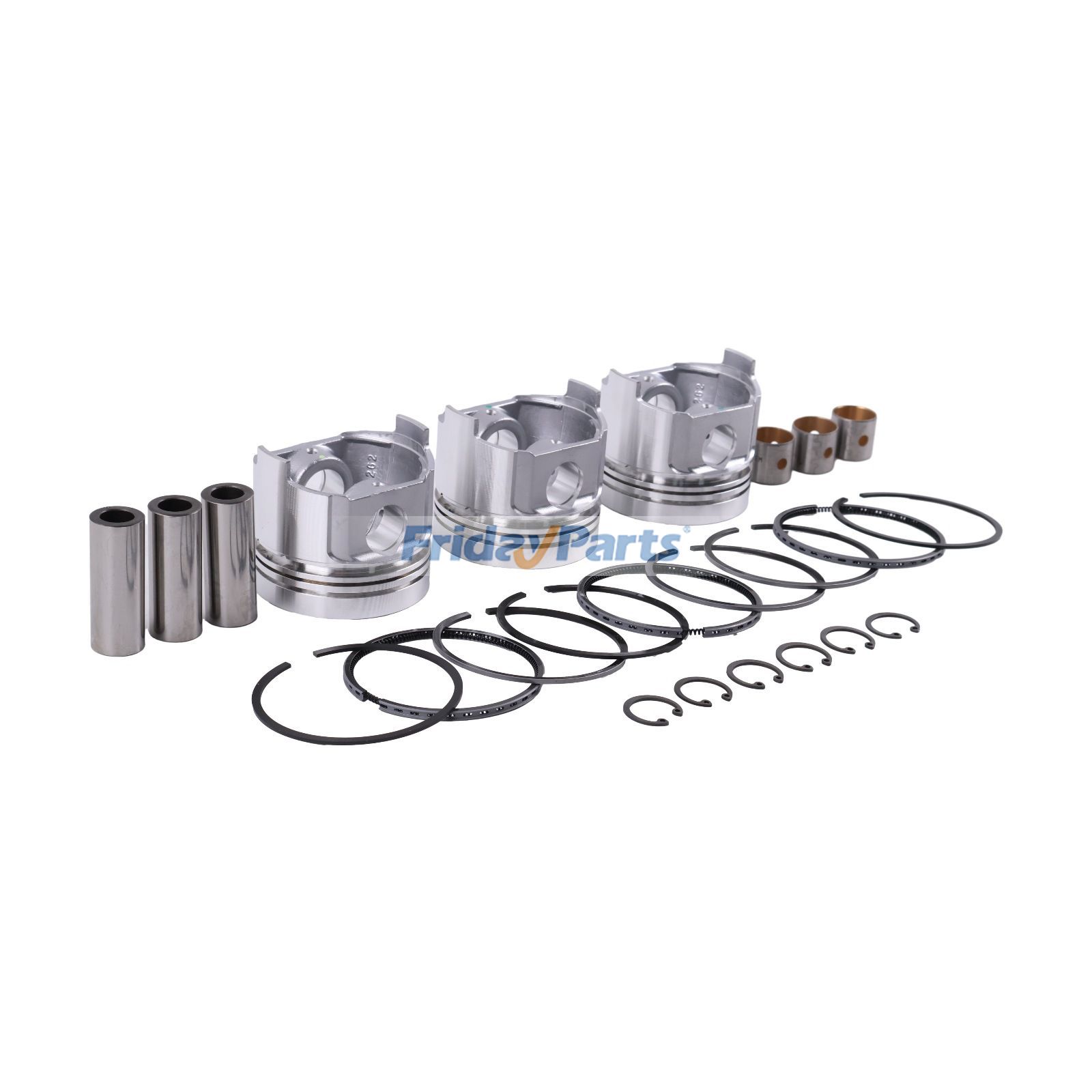  Piston & Piston Ring Set For CASE