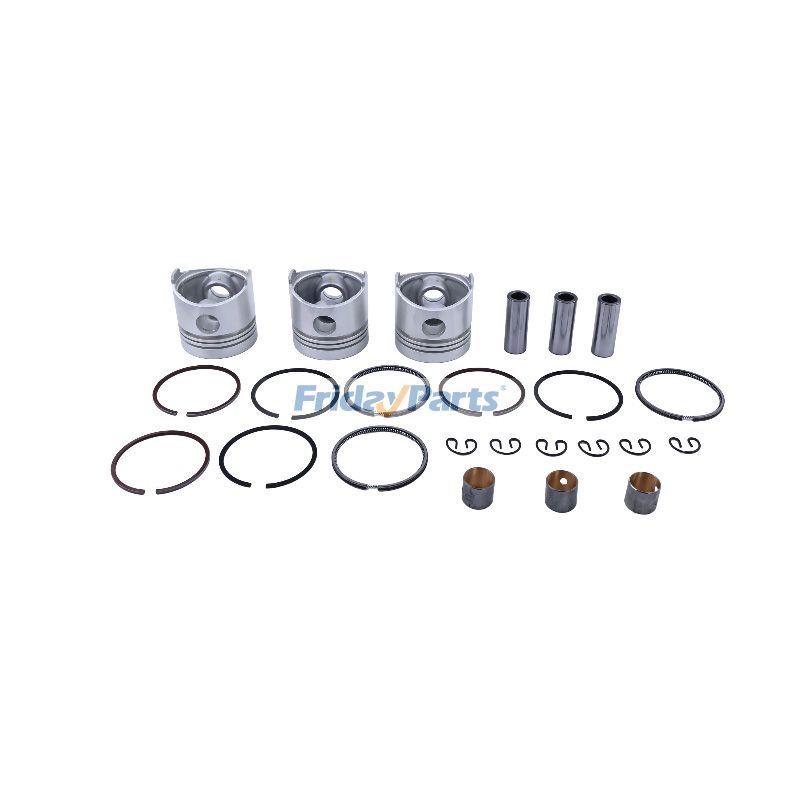 Kit piston STD avec segmentpour Moteur,Pelle,Chargeur,Tracteur