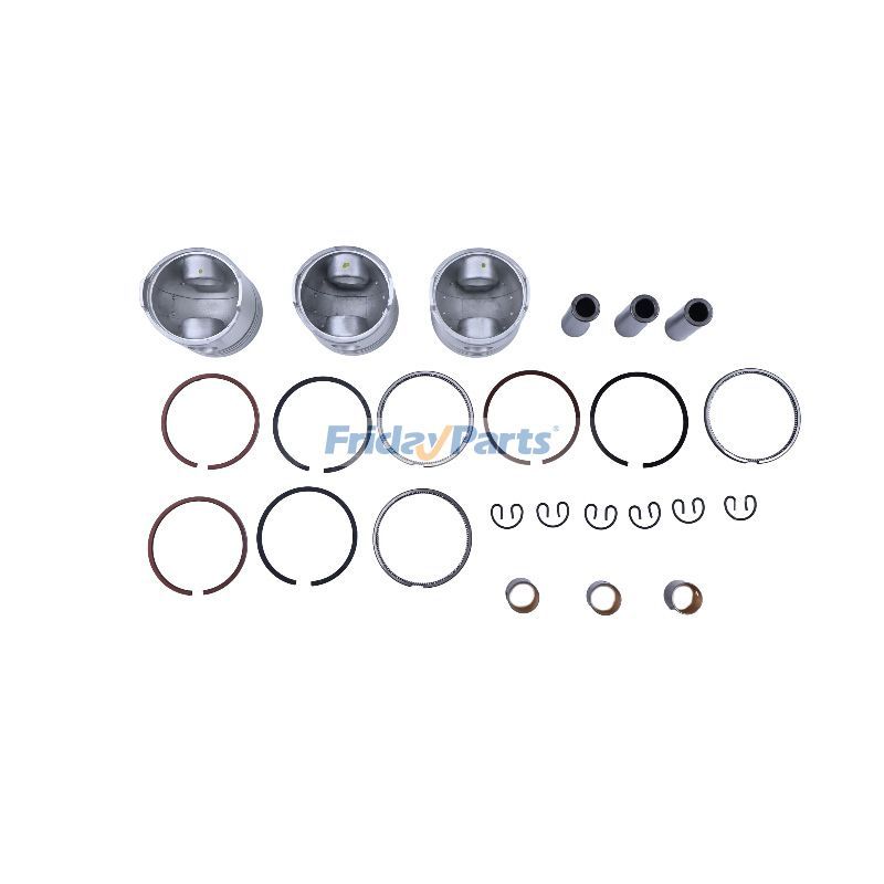 Kit piston STD avec segment pour moteur Kubota D750 D750B D750-BpourPour BOBCAT,Pour KUBOTA
