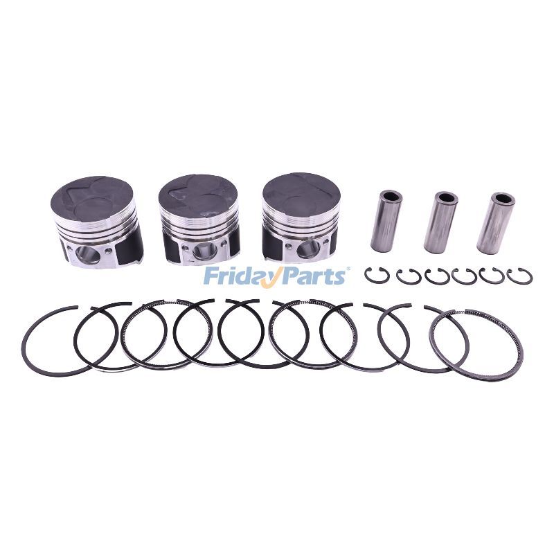 Kit de piston standard avec segment pour moteur Kubota D905 D905E D905B D905HpourPour Genie,Pour KUBOTA,Pour AUTRE MARQUE,Pour TEREX