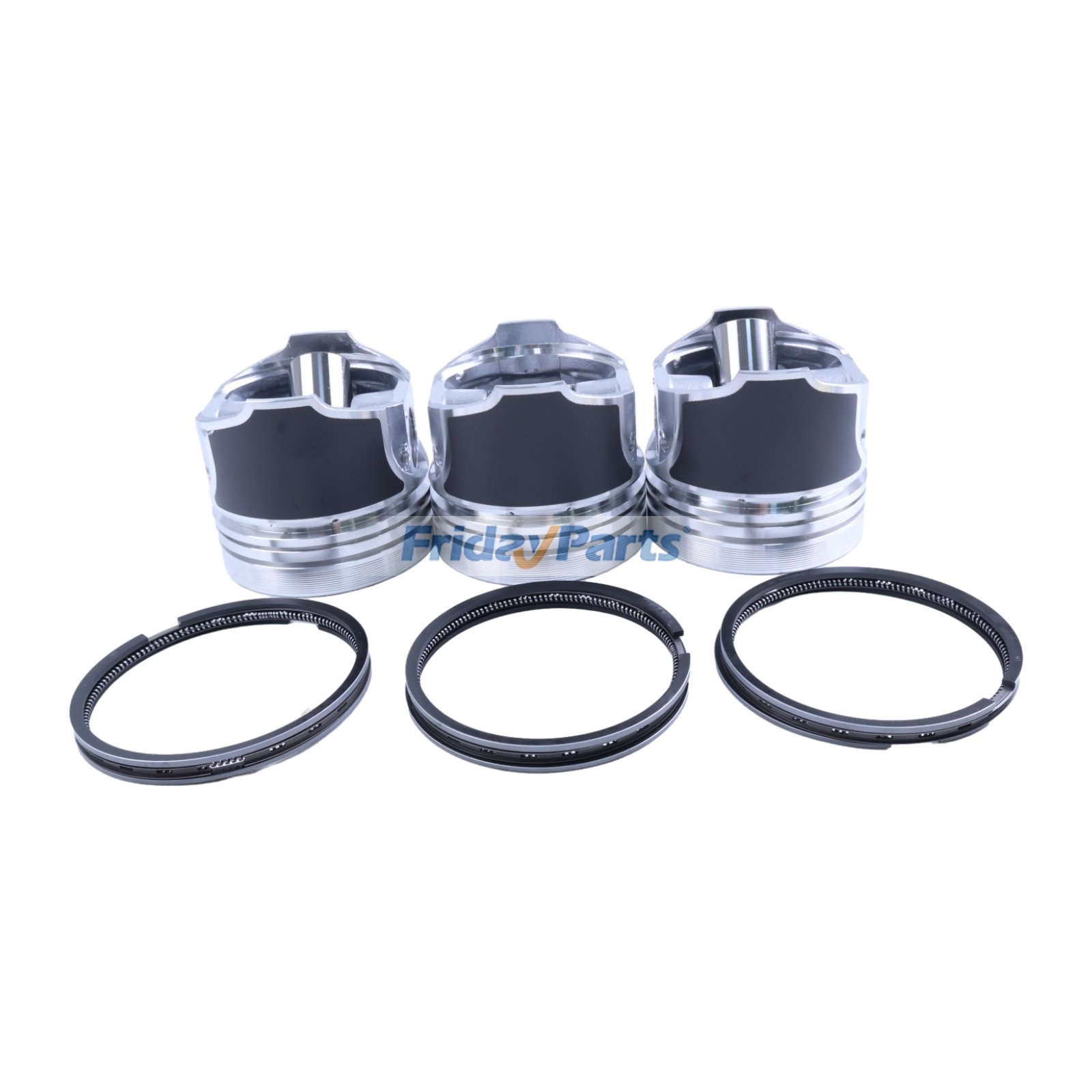 Juego de pistón y aro de pistón STD 76 mm para motor Kubota D1005 