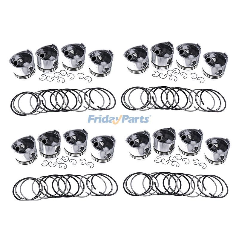 Ensemble piston et segment de piston STD pour moteur Mitsubishi S16R