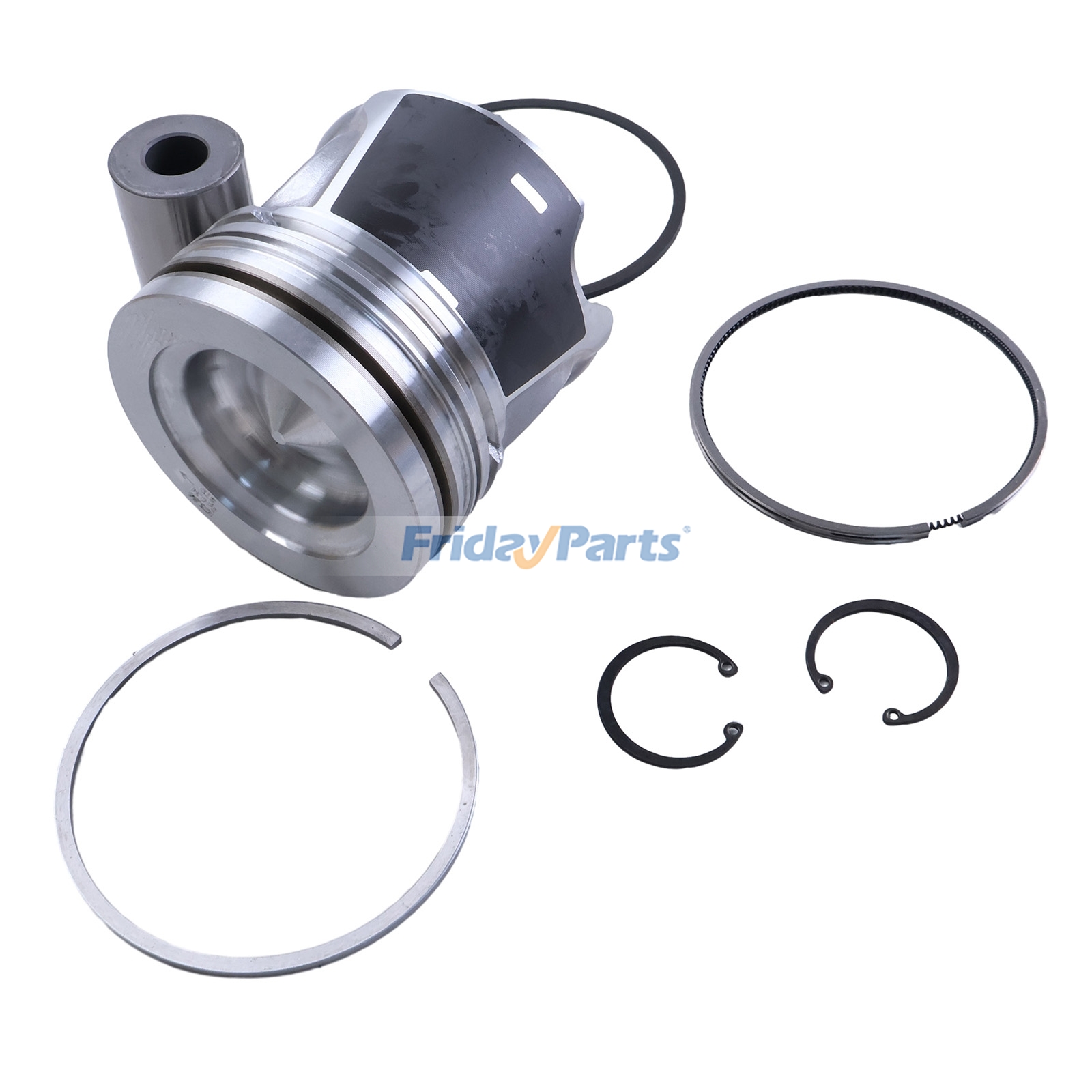 Piston & Piston Rings Kit 8094853 1931222 2855519 for New Holland Engine F4HE9687 Tractor T1804B TS125A TS135A Loader W130B W170B