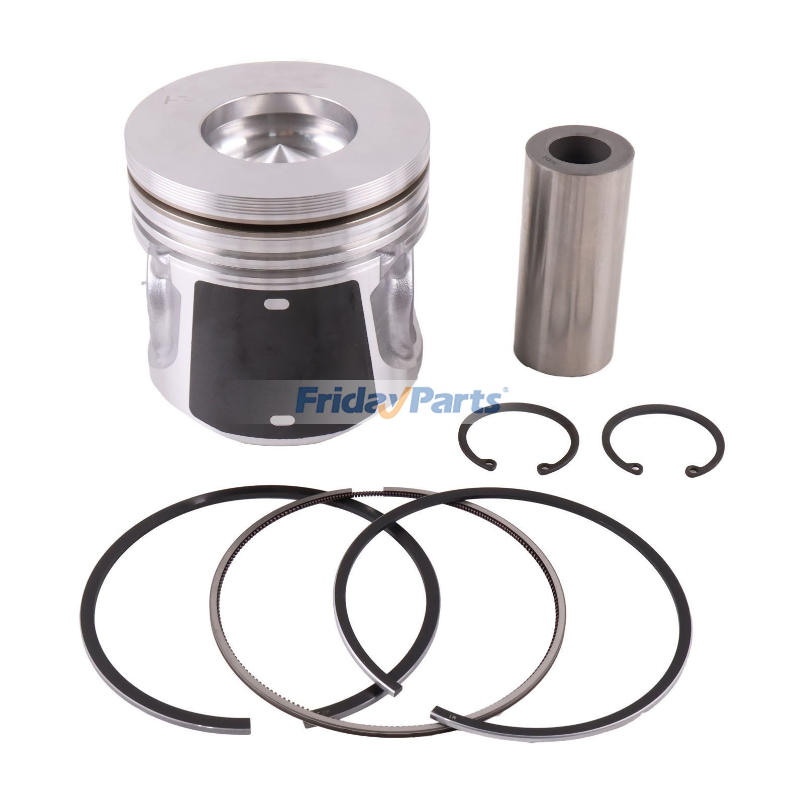 Kit piston et segments de pistonpour Moteur,Chargeur,Tracteur