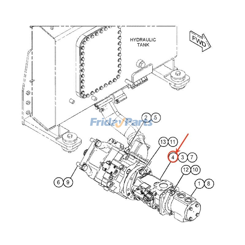 Piston Pump for Engine,Loader