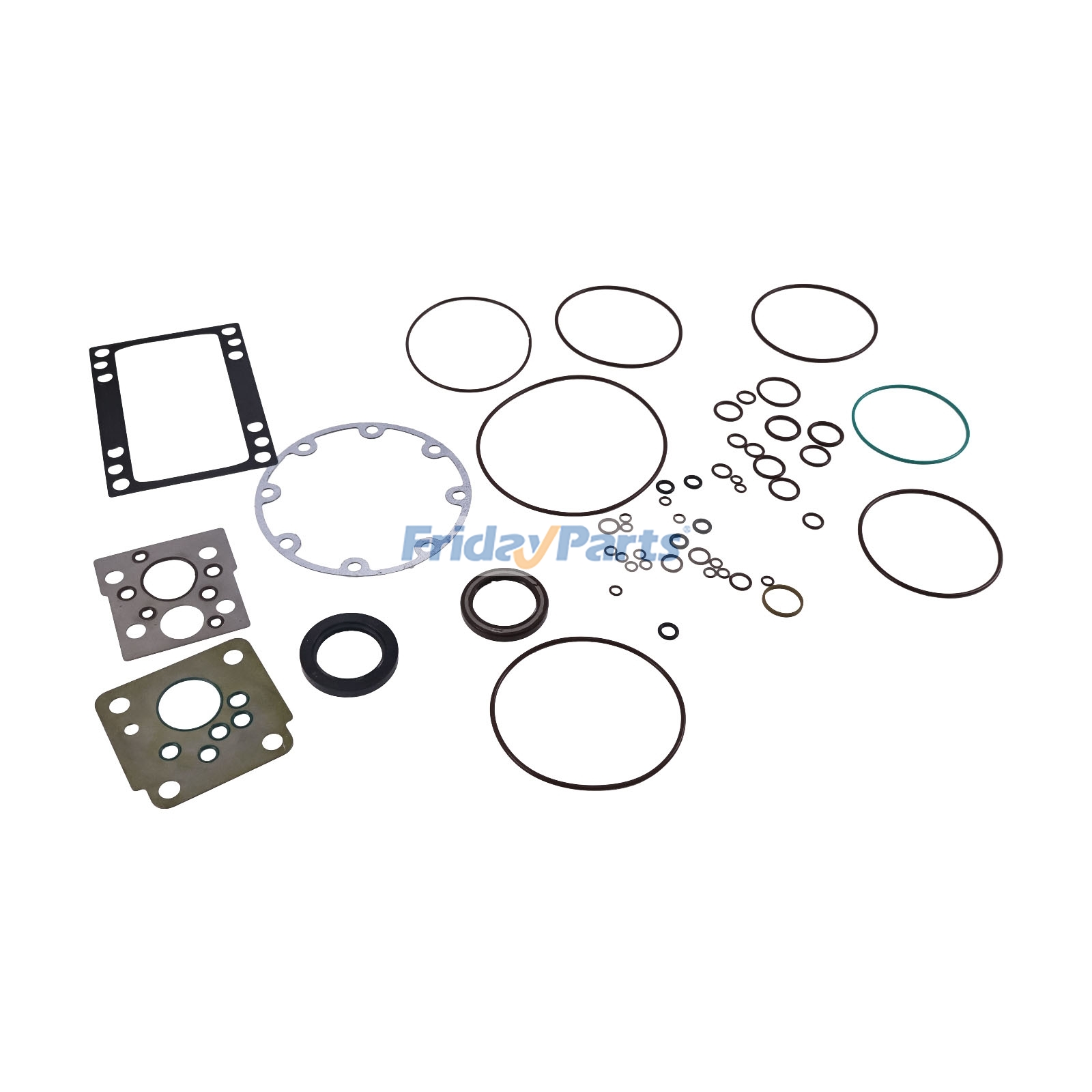 Piston Pump Seal Repair Kit compatible with Excavator,Loader,Tractor