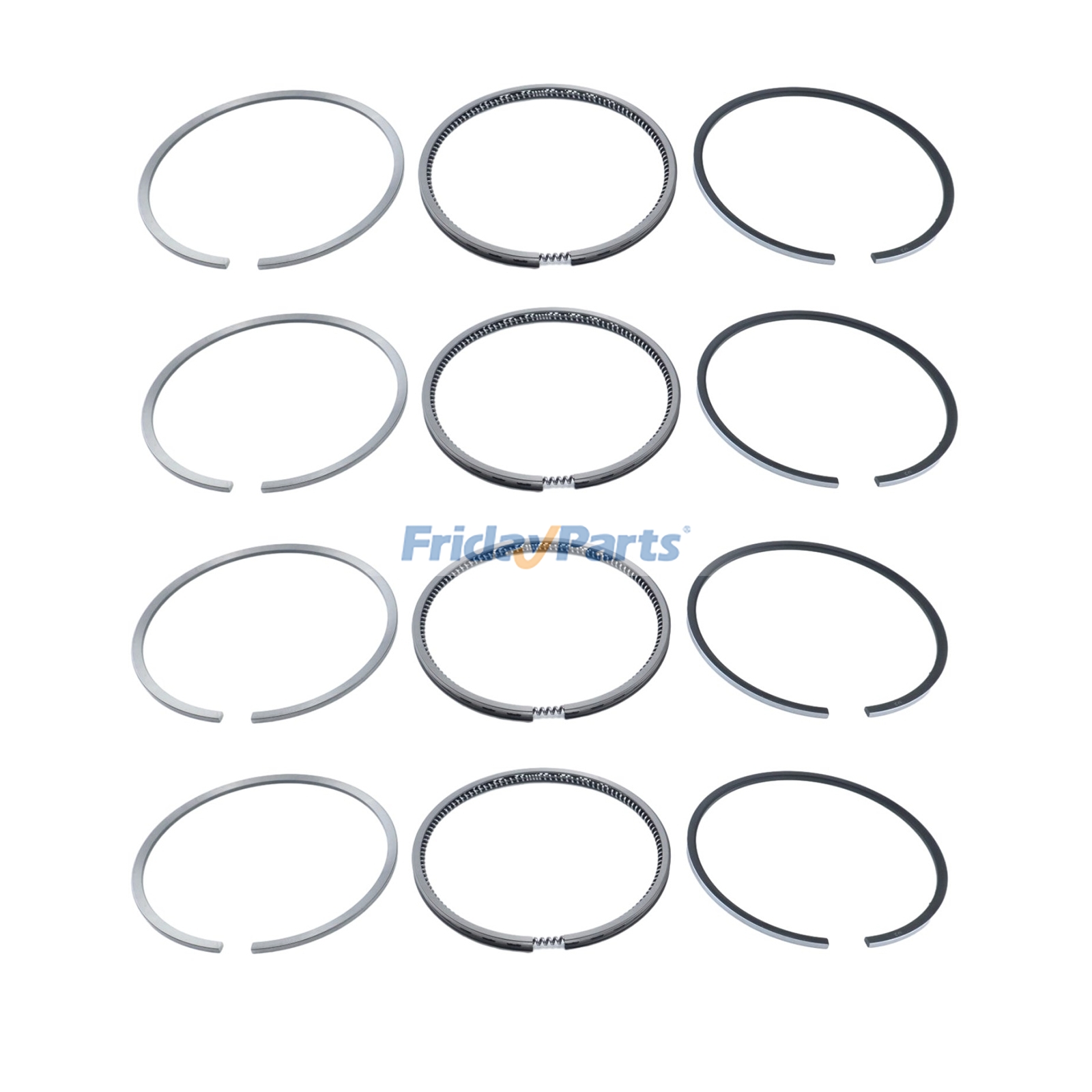 Piston Ring 1A091-21050 for Kubota Engine D1703 V2203 Excavator KX121 KX91 U45 KX91-3S2 KX121-3 KX121-3S
