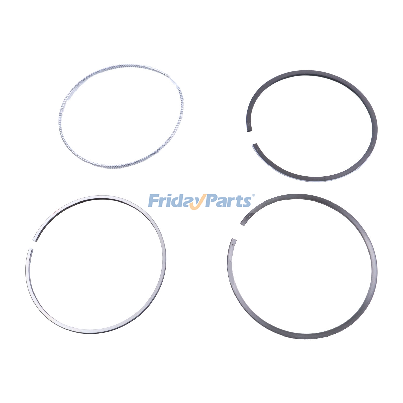 Anillo de pistón 1C011-21090 para tractor Kubota M6800 M6800DT M8200 M8200DT M9000 M9000DT M9000HD de FridayParts