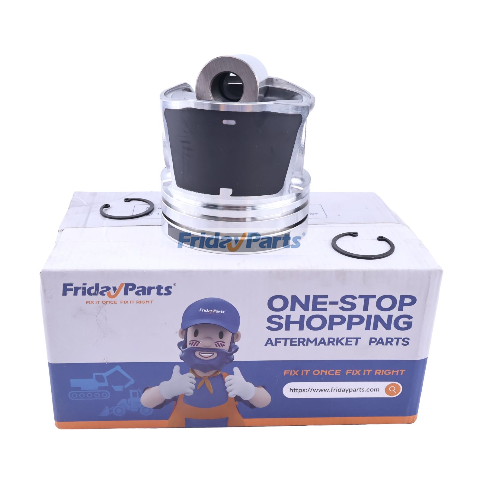 Piston et axe 87317238 1931220 pour moteur New Holland F4CE0304B D601, tracteur 5610S 7610S C190 TN85A C190, chargeur L180 LS180.B