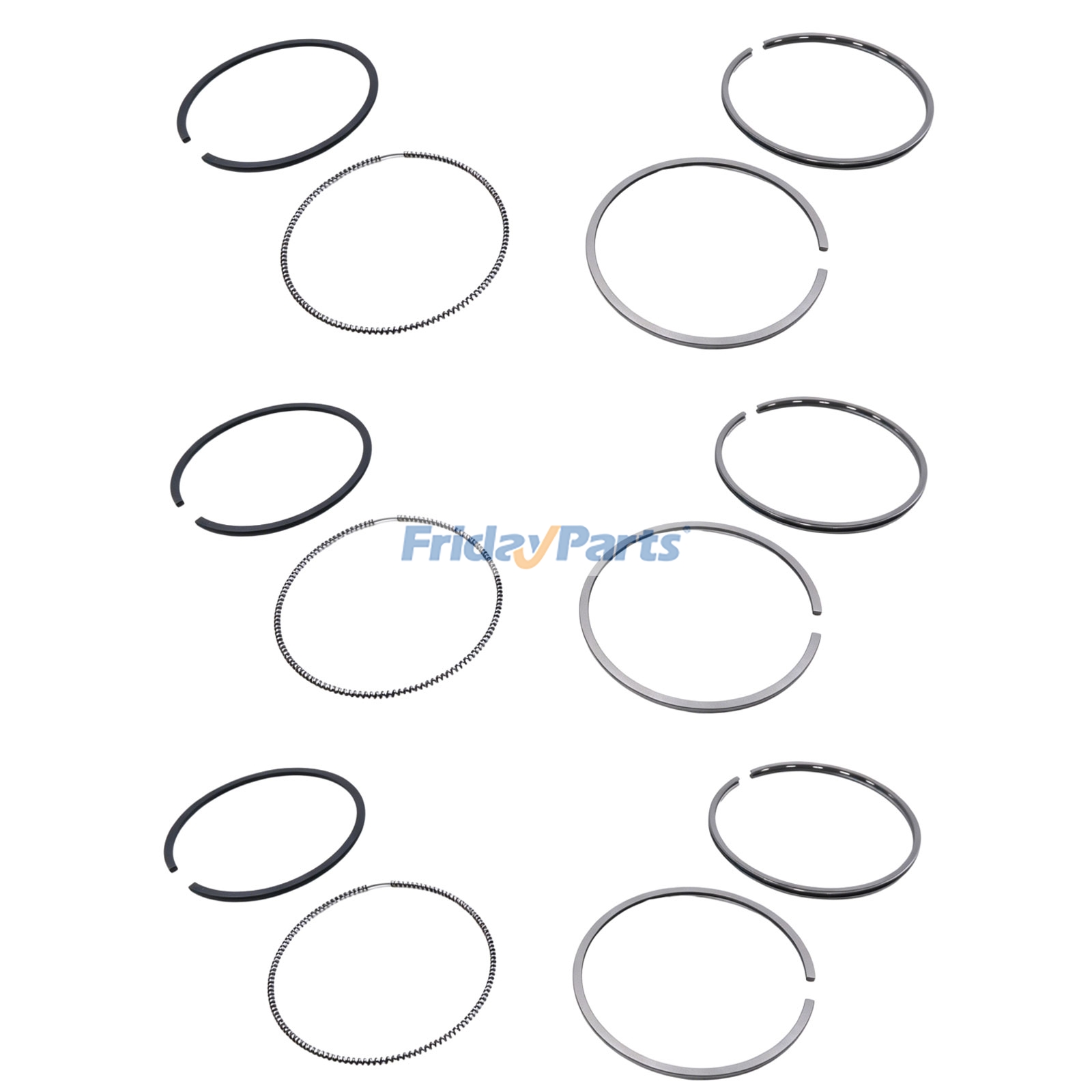 Piston Ring Kit 119209-22500 for Yanmar Engine 3TN66 3TNV66 3TN66UJ 3TN66L 3TNA66