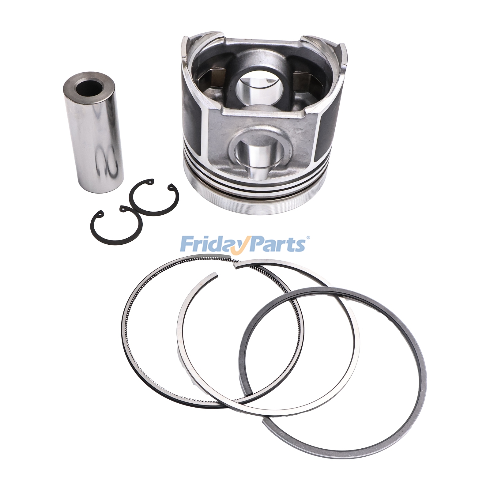 Piston & Ring Kit 1C050-21112 6680721 for Kubota Engine V3300 Tractor M6800 M8200 M9000 Bobcat Loader A300 S220 S250 S300 T250 T300
