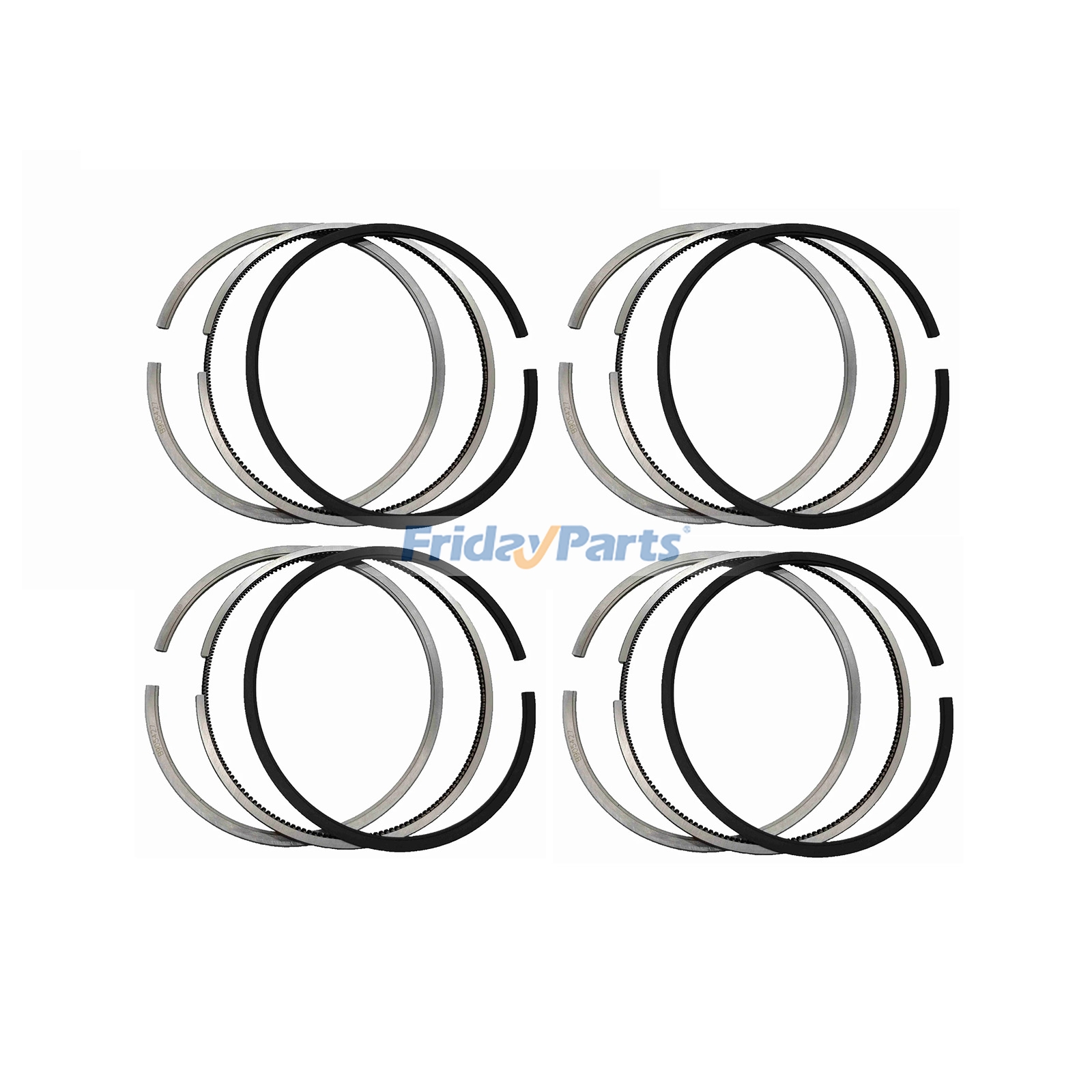 Kit de aros de pistón 4955251 para motor Cummins 6B5.9 6C8.3 B3.3 B4.5 ISB QSB3.3 QSB6.7 QSB7 Para HYUNDAI