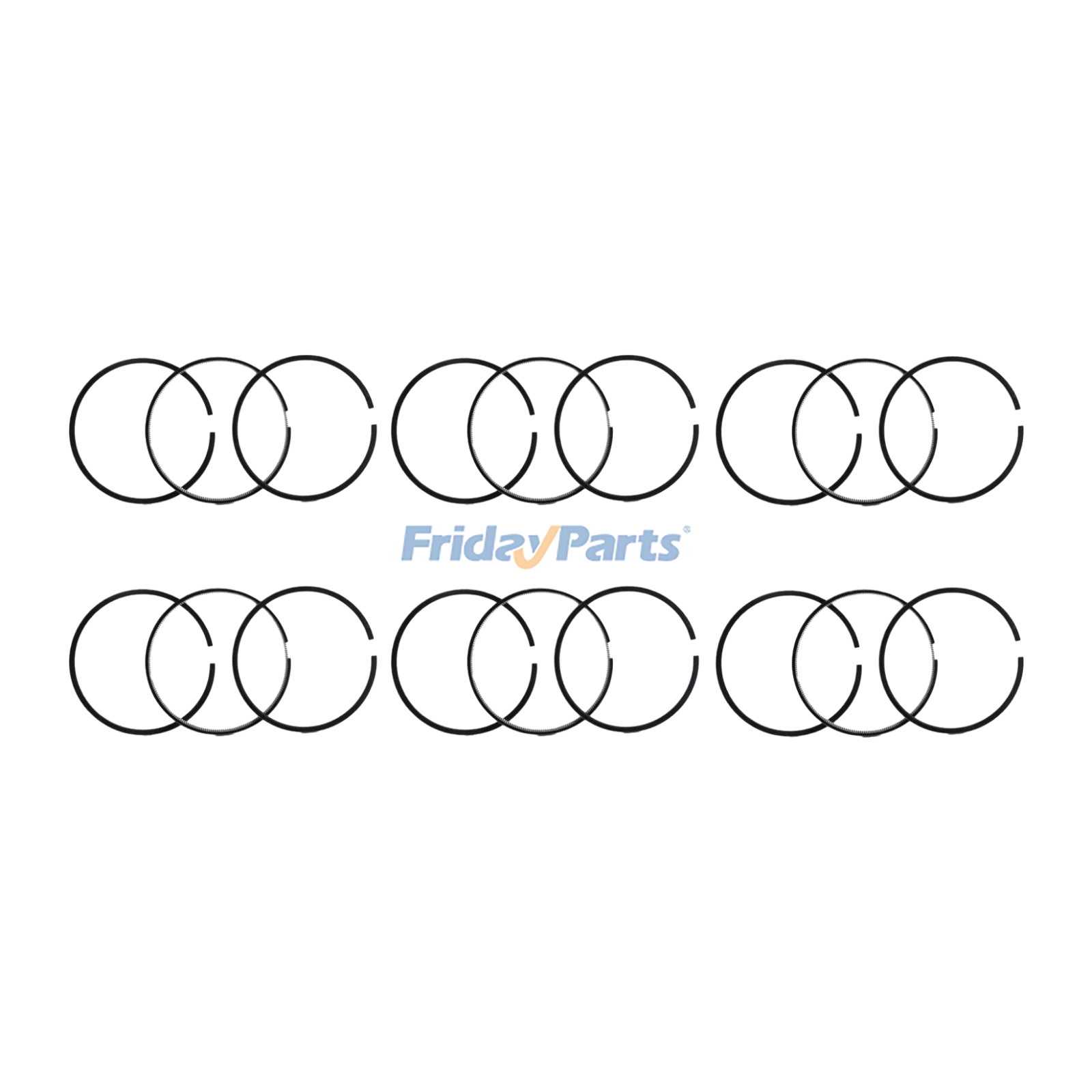 Piston Ring Kit 5294839 for Cummins Engine ISL ISC Ford Truck Cargo 2632E 2932E 1832E 1932E 1933 2006-2015