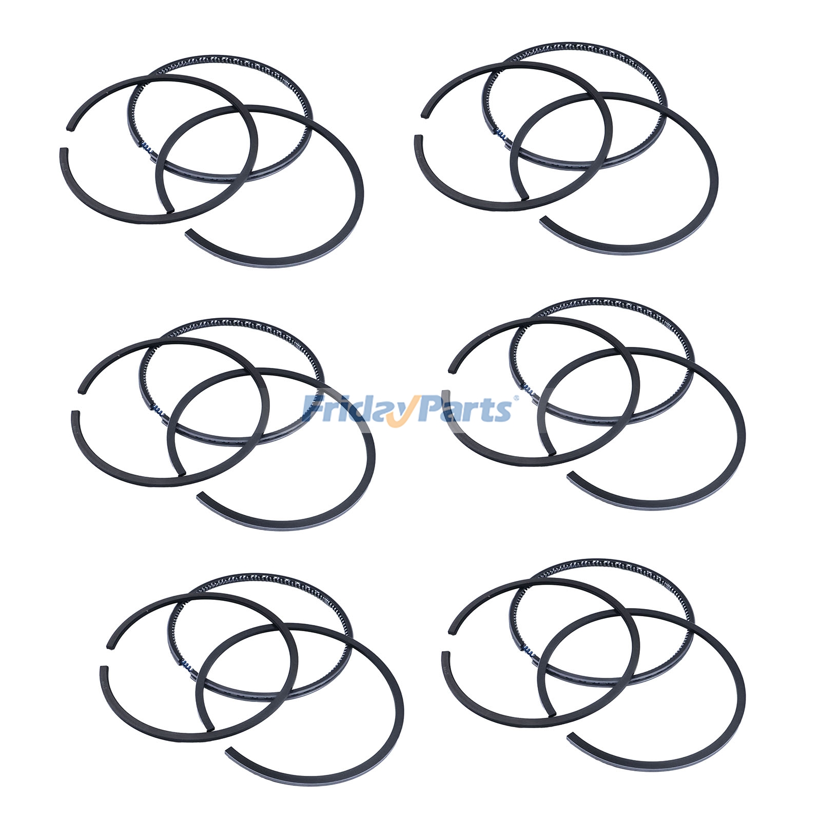 Kit de anillos de pistón 6204-31-2203 para motor Komatsu 4D95L, 4D95LE, 6D95L, excavadora PC60