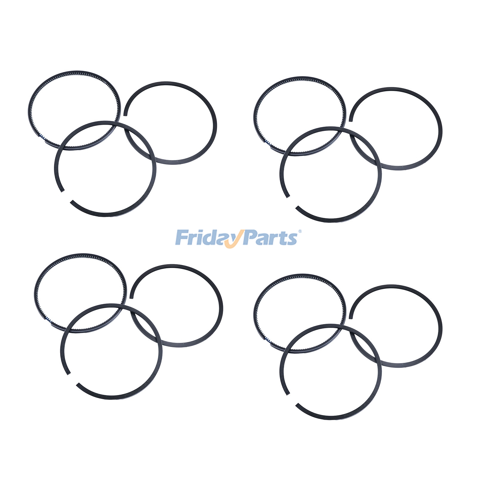 Kit de anillos de pistón 6204-31-2203 para motor Komatsu 4D95L, 4D95LE, 6D95L, excavadora PC60 Para KOMATSU