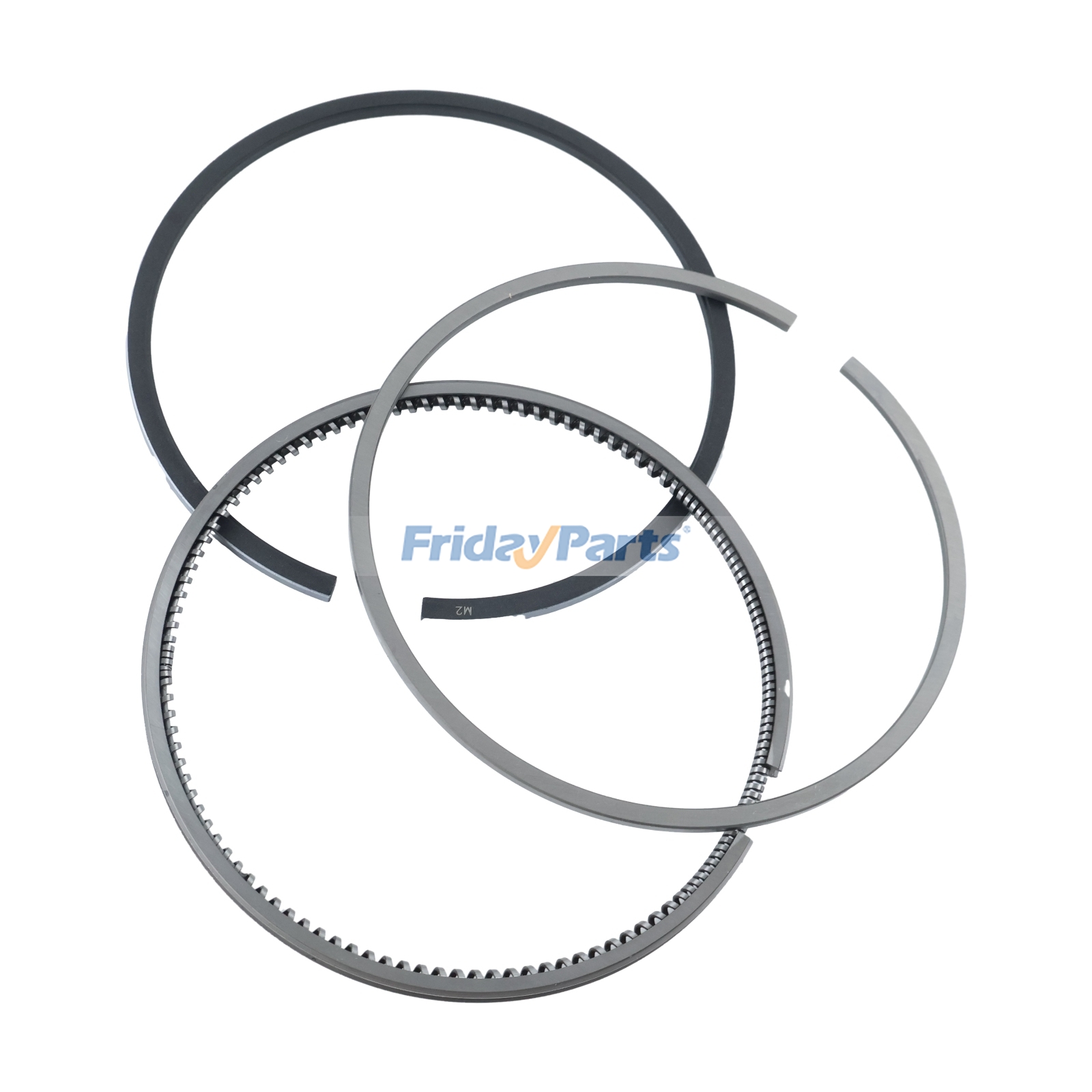 Anillo de pistón de 4 cilindros 6685095 para cargadoras Bobcat S130, S150, S16, S160, S175, S18, S185, S450, S510, S530, T110 y T140, excavadoras E35i, E35Z, E37, E42, E45, 331, 334, 335 y 430 de FridayParts