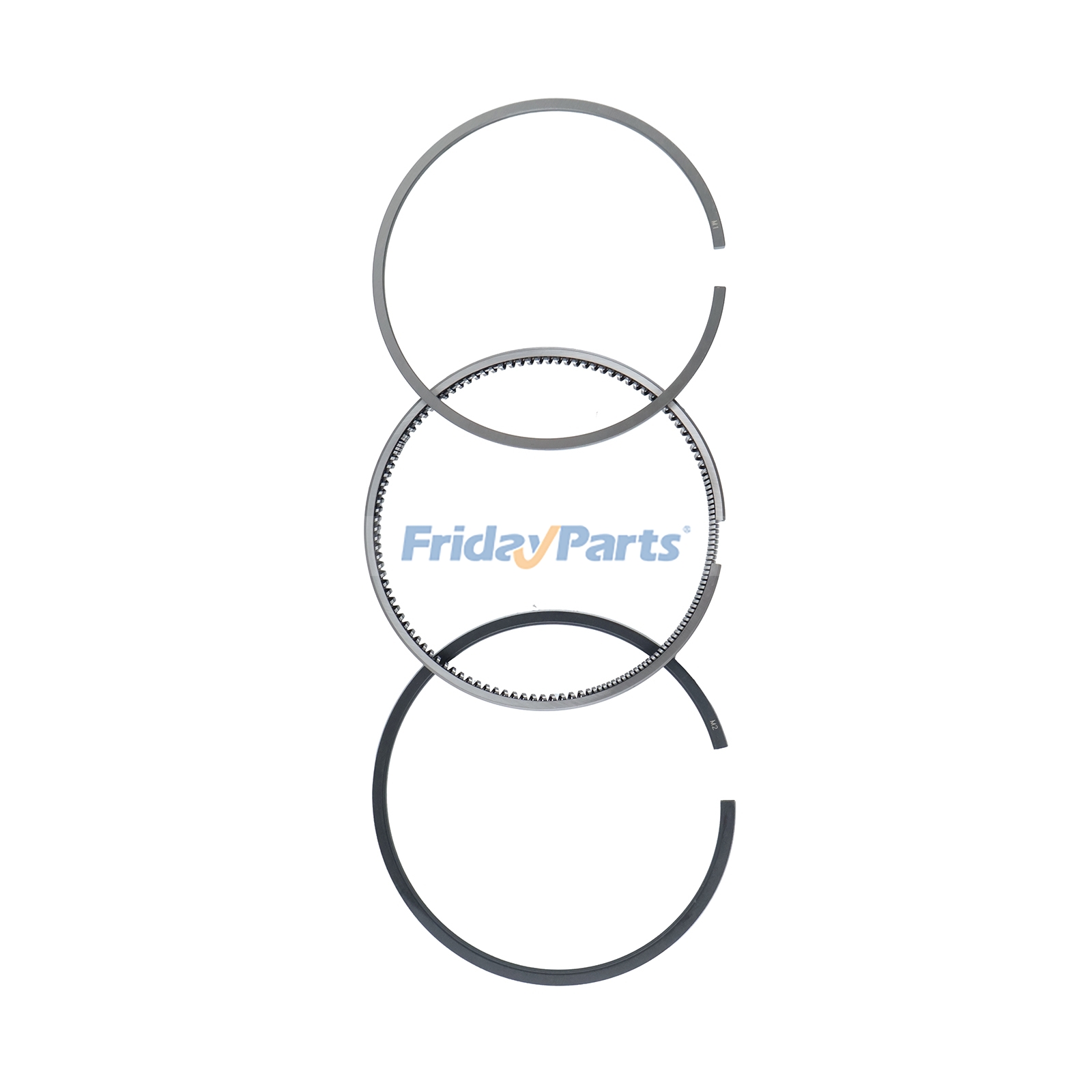 Anillo de pistón de 4 cilindros 6685095 para cargadoras Bobcat S130, S150, S16, S160, S175, S18, S185, S450, S510, S530, T110 y T140, excavadoras E35i, E35Z, E37, E42, E45, 331, 334, 335 y 430