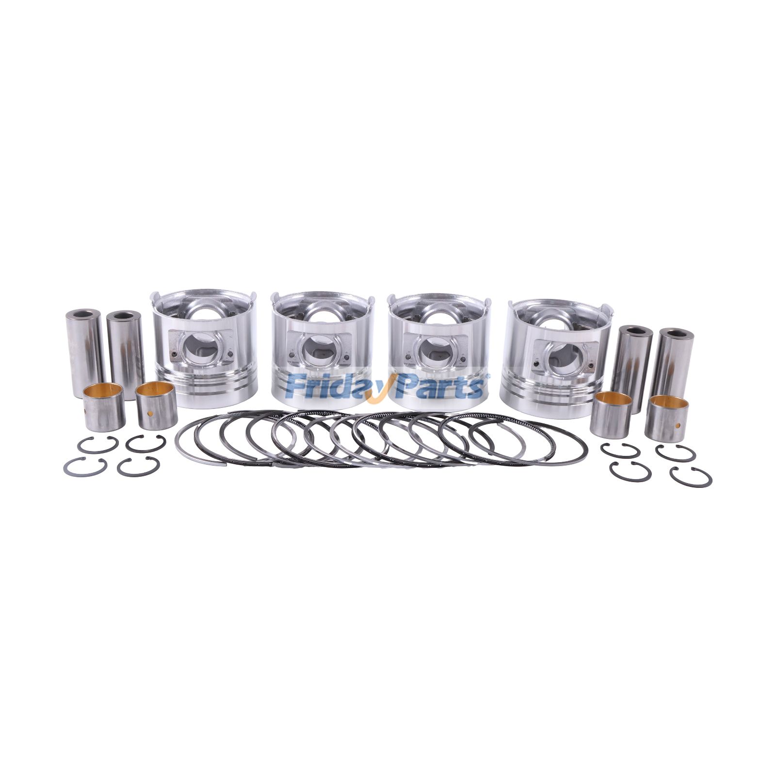 Kit piston et segment M32A17-05500 pour moteur Mitsubishi S4S S6S à injection indirectepour