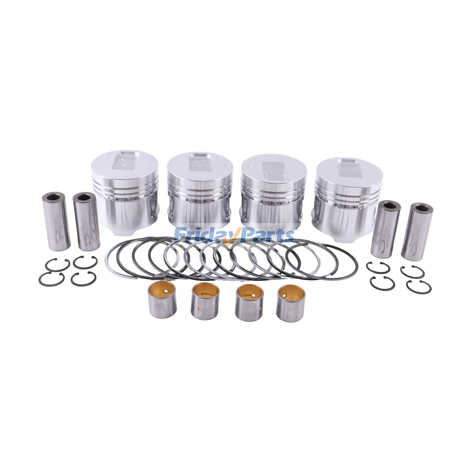 Kit piston et segment M32A17-05500 pour moteur Mitsubishi S4S S6S à injection indirecte