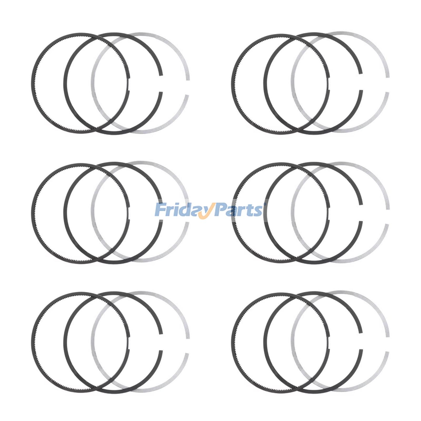 Piston Ring Set 211-4321 for Caterpillar CAT Engine 3304 3306 Loader 950B 970F 966F 972G