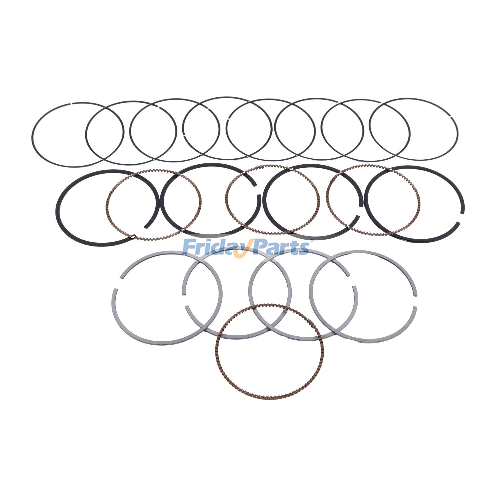 Piston Ring Set 23040-2B600 for Hyundai Accent Veloster Kia Rio 1.6L 2011-2022