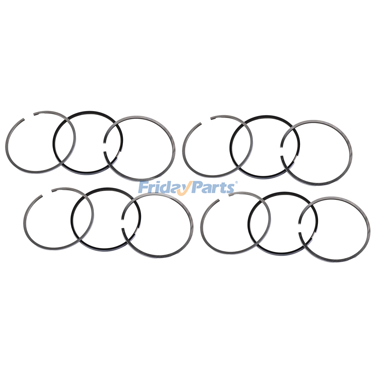 Piston Ring Set 9S-3068 for Caterpillar CAT Engine 3304 3306 Loader 920 930 941 950 963 966 973 936F 941B 950B 951B 951C 955K