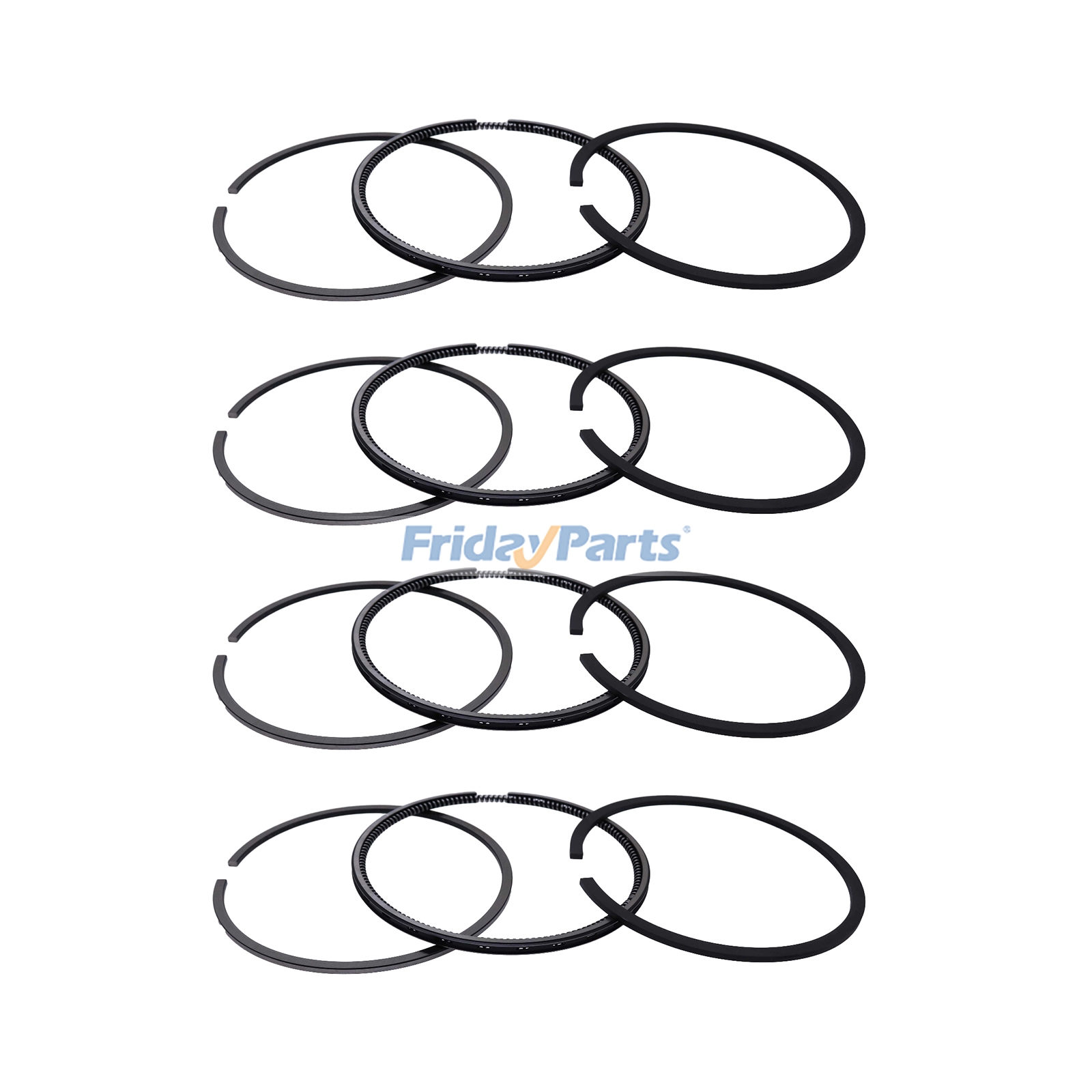 Piston Ring Set AM879901 for Yanmar Engine 3TNV88 3TNE88 4TNE88 John Deere Mower 1600 1620 1565 Tractor 4400 4410 4700 4710
