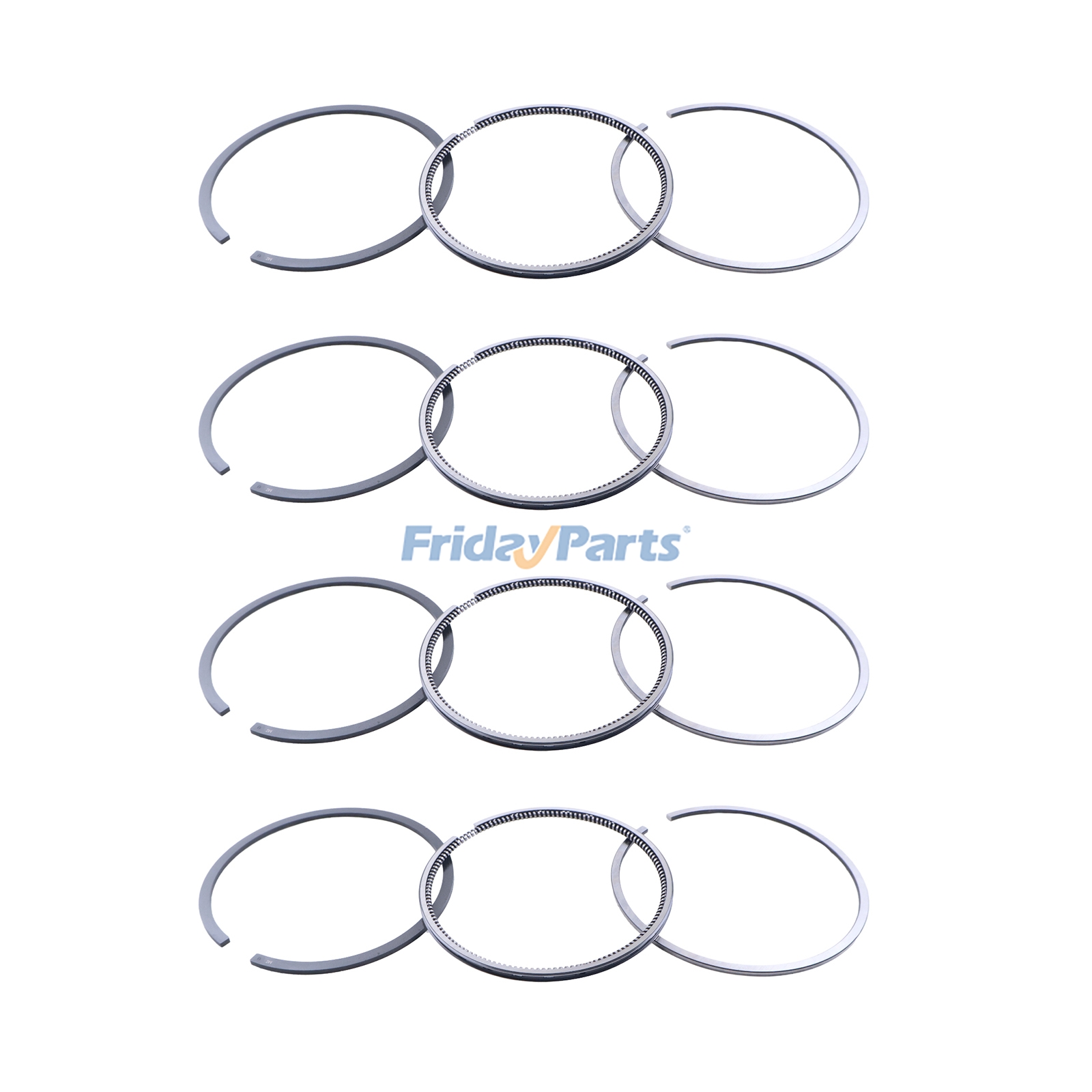 Piston Ring Set AM881812 for John Deere Engine 3013 3016 3029 Loader 110 Excavator 30 35 50D Tractor 3320 2032R 4005 3025D 3033R 5050E