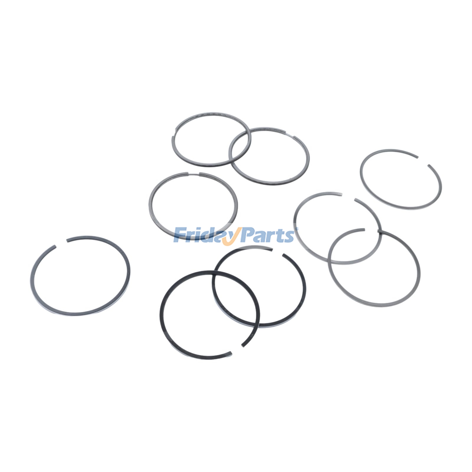 3Pcs Anéis de pistão 1G460-21050 para motor Kubota D902 KX41-3 Escavadeira BX25 Trator para Motor,Escavadora ,Cortador de Grama,Veículo