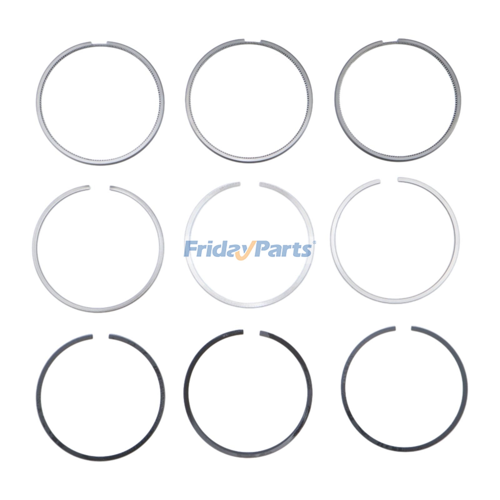 Compre 3Pcs Anéis de pistão 1G460-21050 para motor Kubota D902 KX41-3 Escavadeira BX25 Trator na FridayParts
