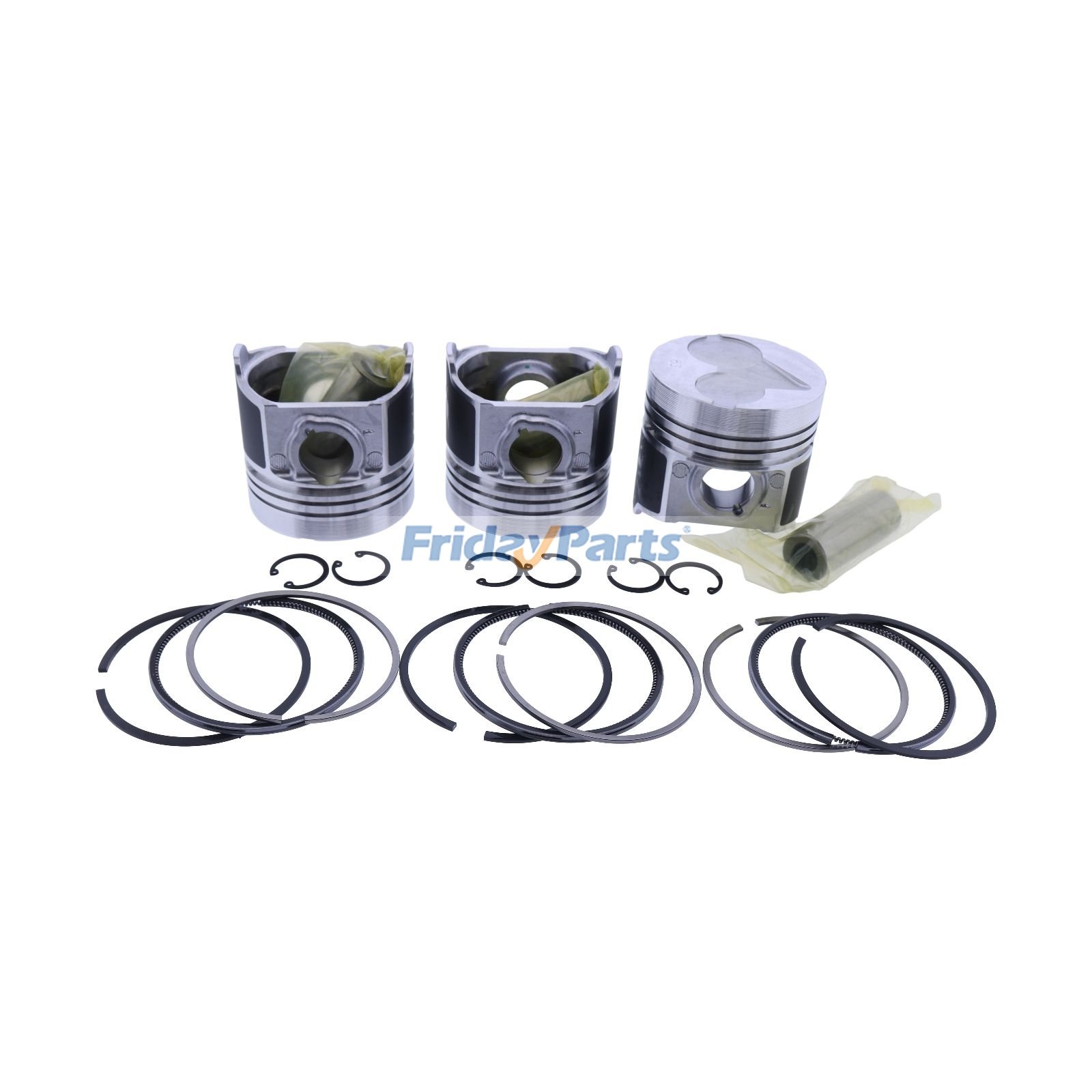 Jeu de pistons 16483-21112 pour moteur Kubota D1503 V2003