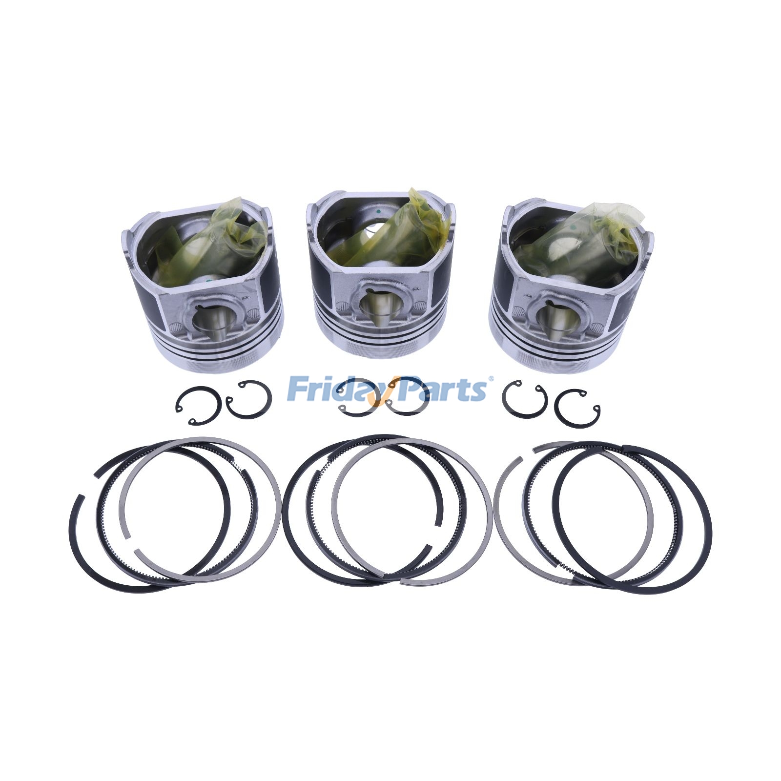 Jeu de pistons 16483-21112 pour moteur Kubota D1503 V2003pour
