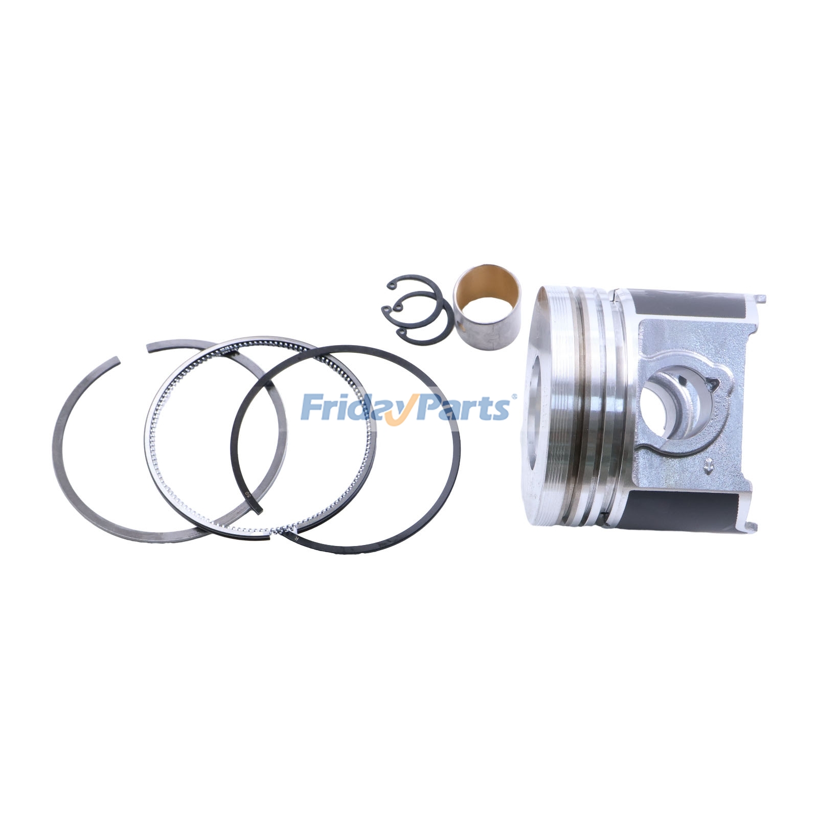 4-teiliger Kolbensatz 1G924-2111 87 mm +0,50 mm Übermaß für Kubota V2403-DI Motorfür Für KUBOTA