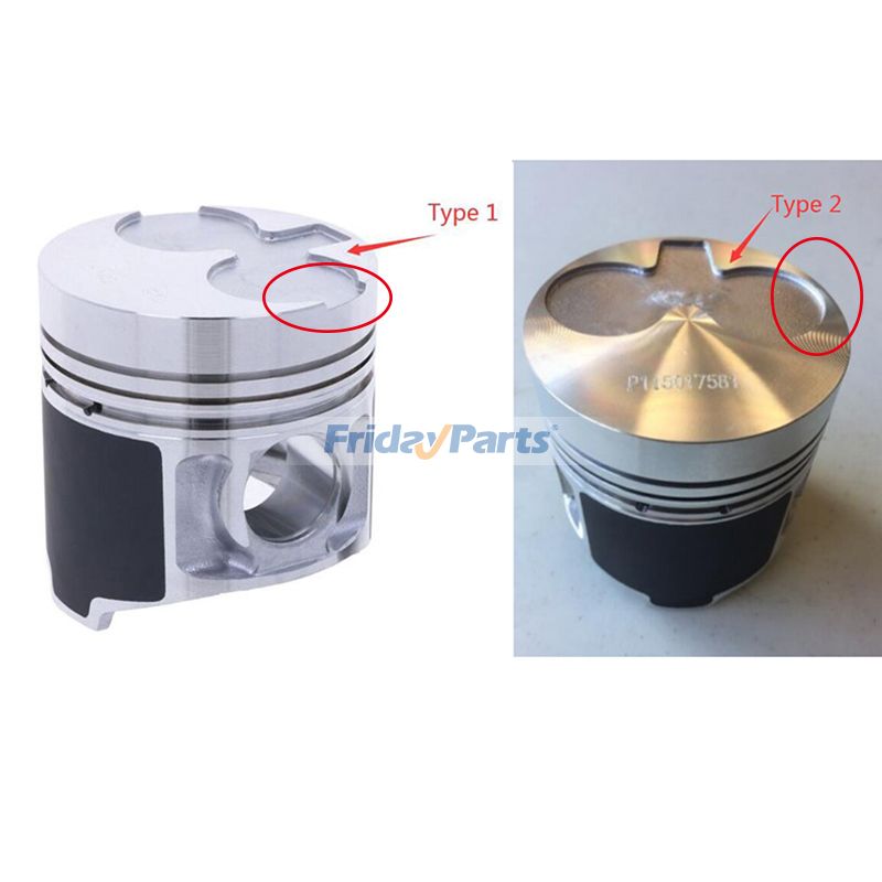 Kit de piston STD avec jeu de segmentspour Moteur,Générateur,Chargeur,Chariot Télescopique