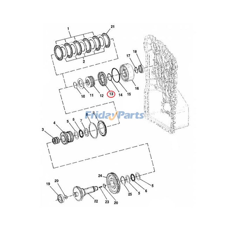Piston pour Chargeur Pour HITACHI