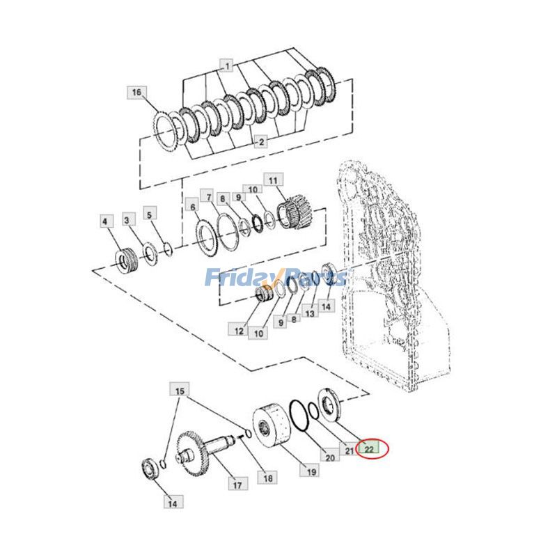Piston pour Moteur,Chargeur,Camion Tout-Terrain Pour JOHN DEERE