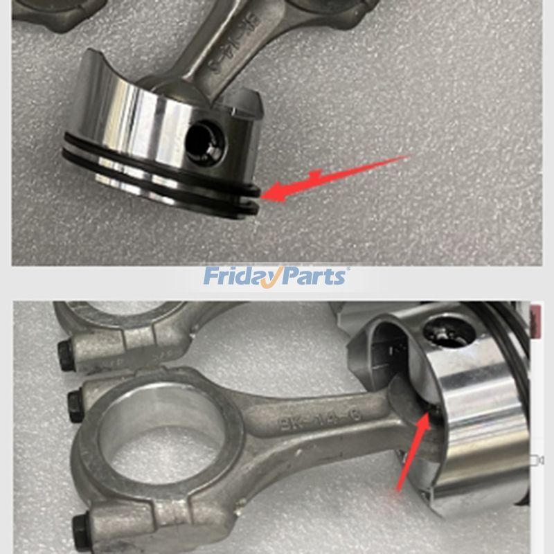 エンジン ボック コンプレッサー FKX40 560K*R134A 用コネクティング ロッド付きピストン 1 個